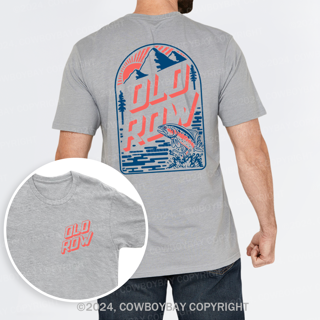 Old Row Outdoors Trout Mountain T-Shirts