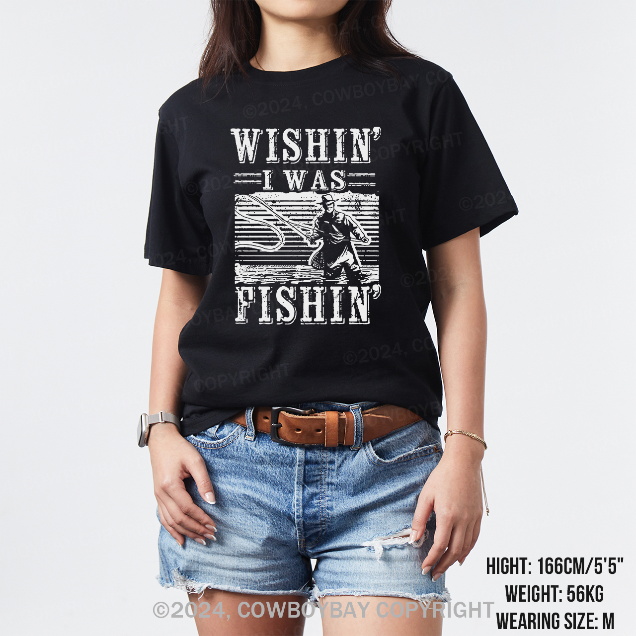 Wishin I Was Fishing T-Shirts