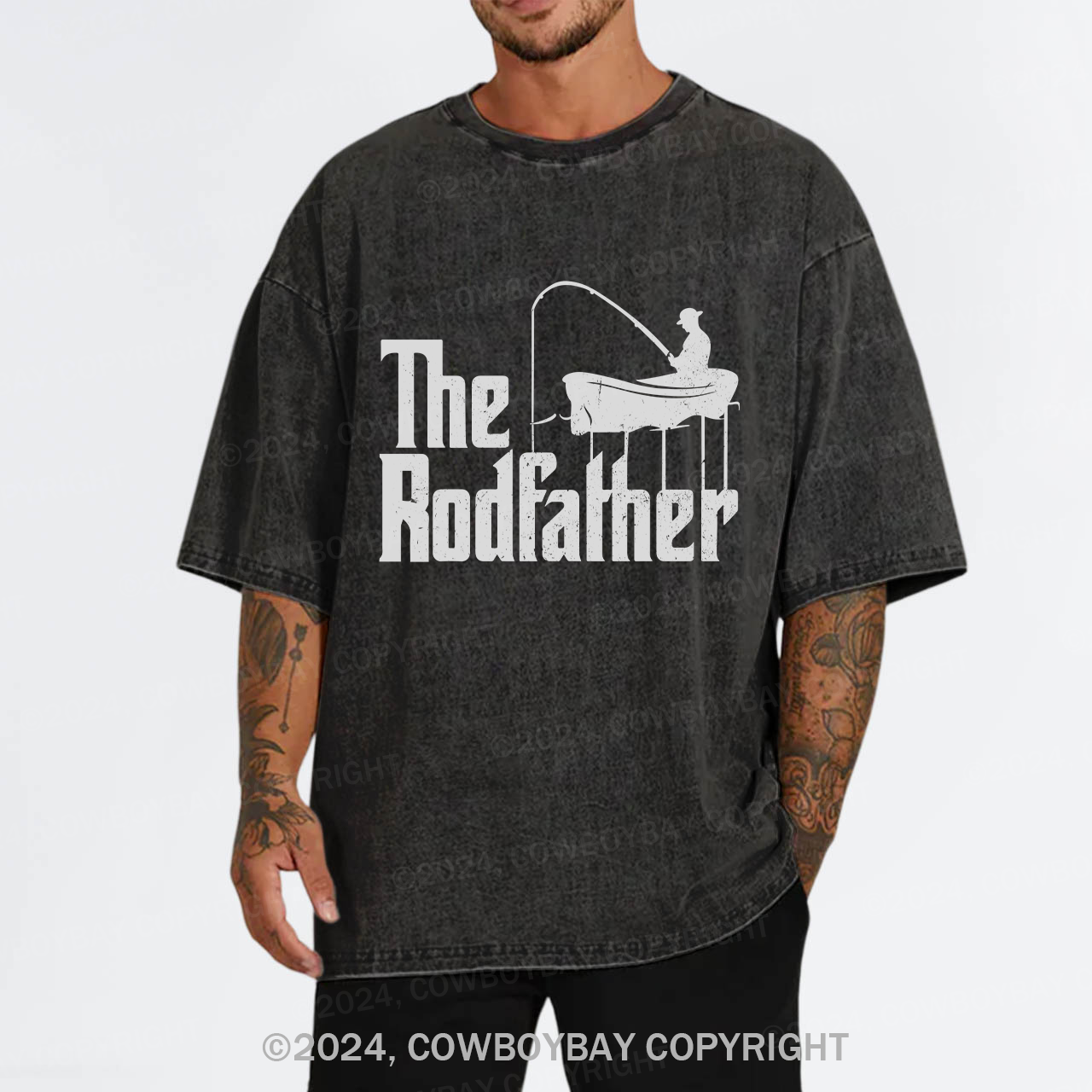 Fishing Parody (The Rodfather) Garment-dye Tees