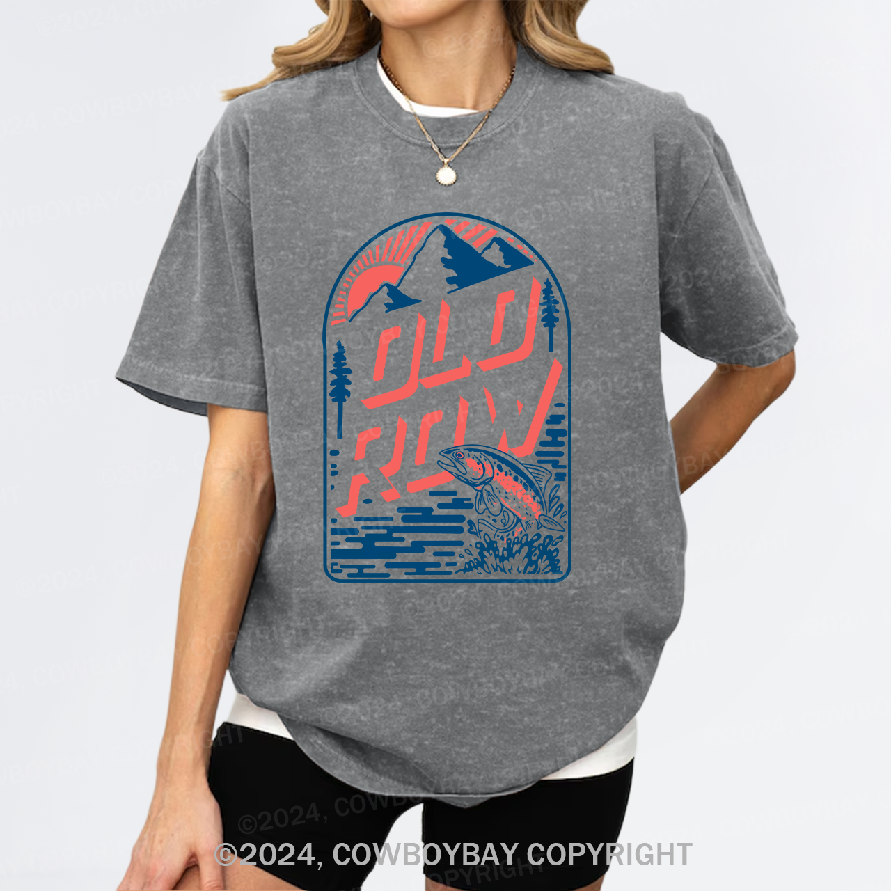 Old Row Fishing Garment-dye Tees