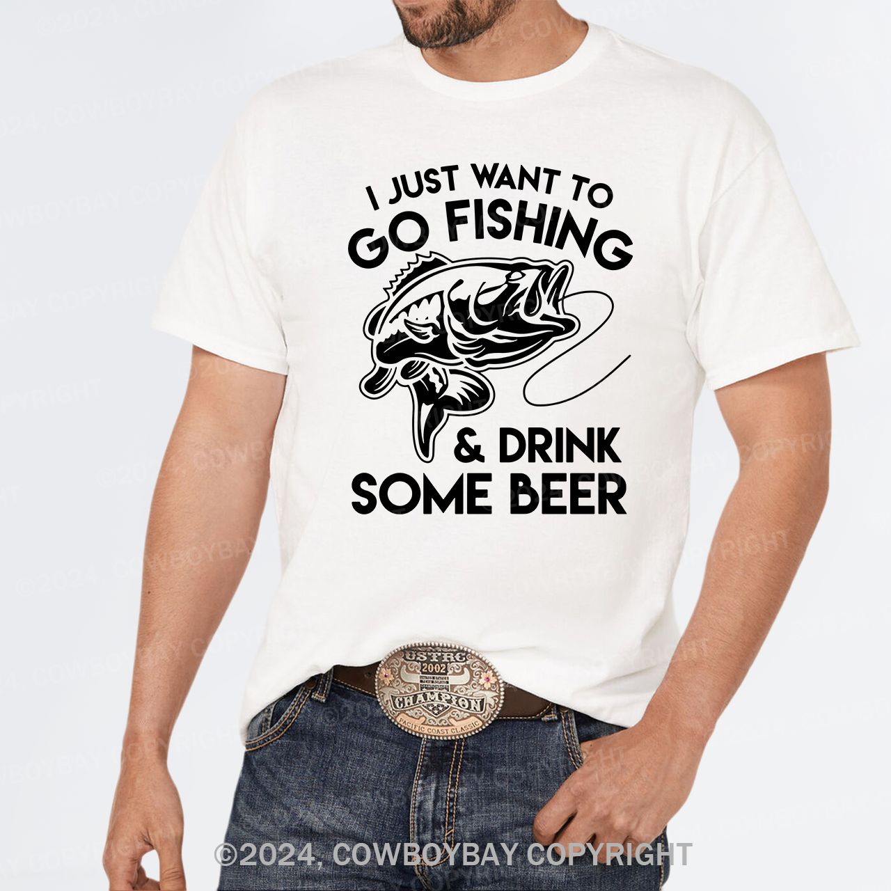 I Just Want To Go Fishing And Drink Some Beer T-Shirts