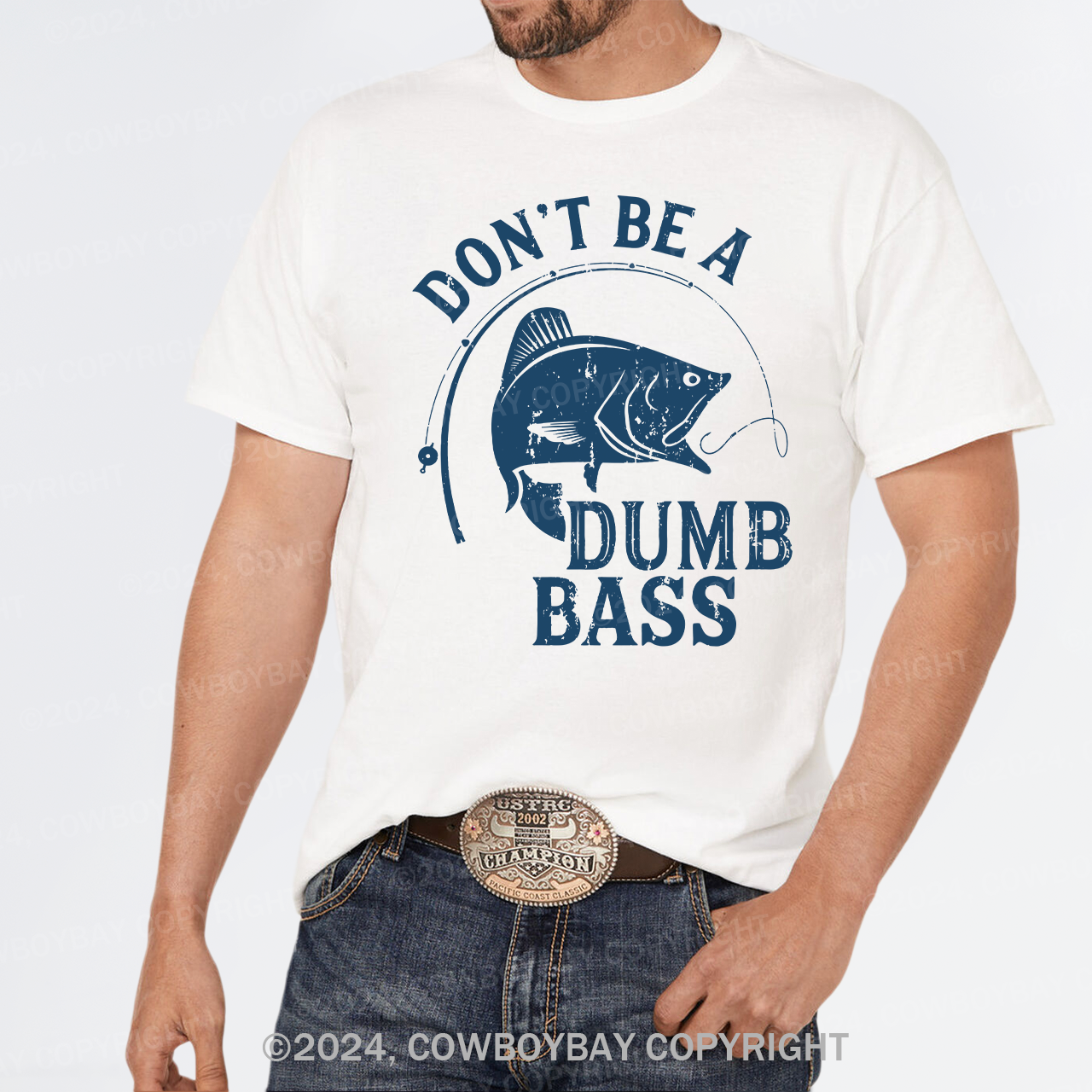 Punny Gag Meme Fisherman Loose Fit T-Shirt