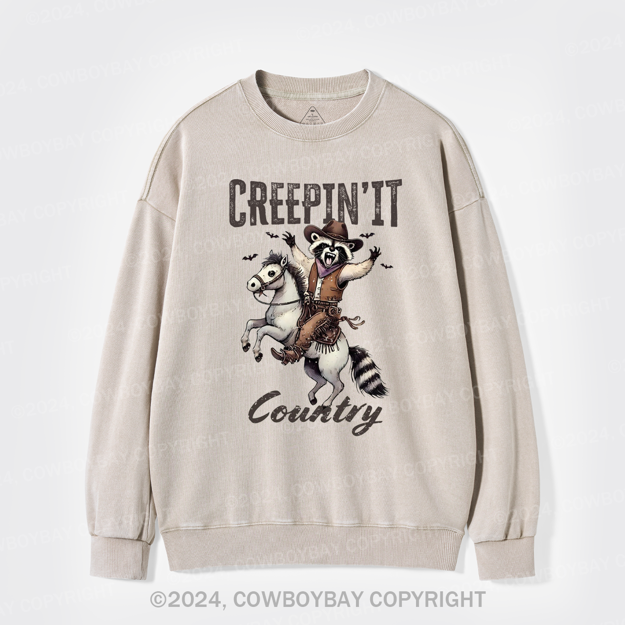 Creepin' It Country Washed Sweatshirts