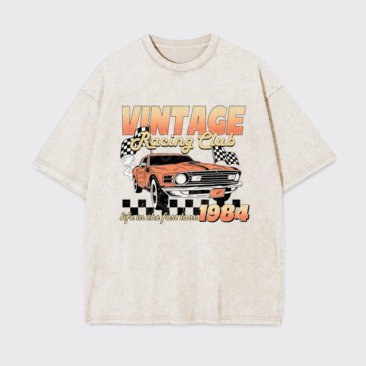 1984 Retro Racing Club Garment-dye Tees