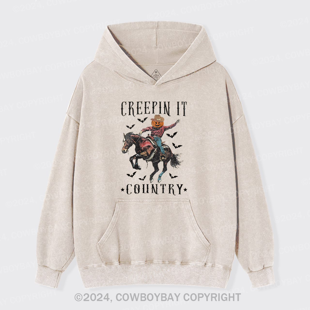 I'm Going To The Country For The Holidays Garment-Dye Hoodies