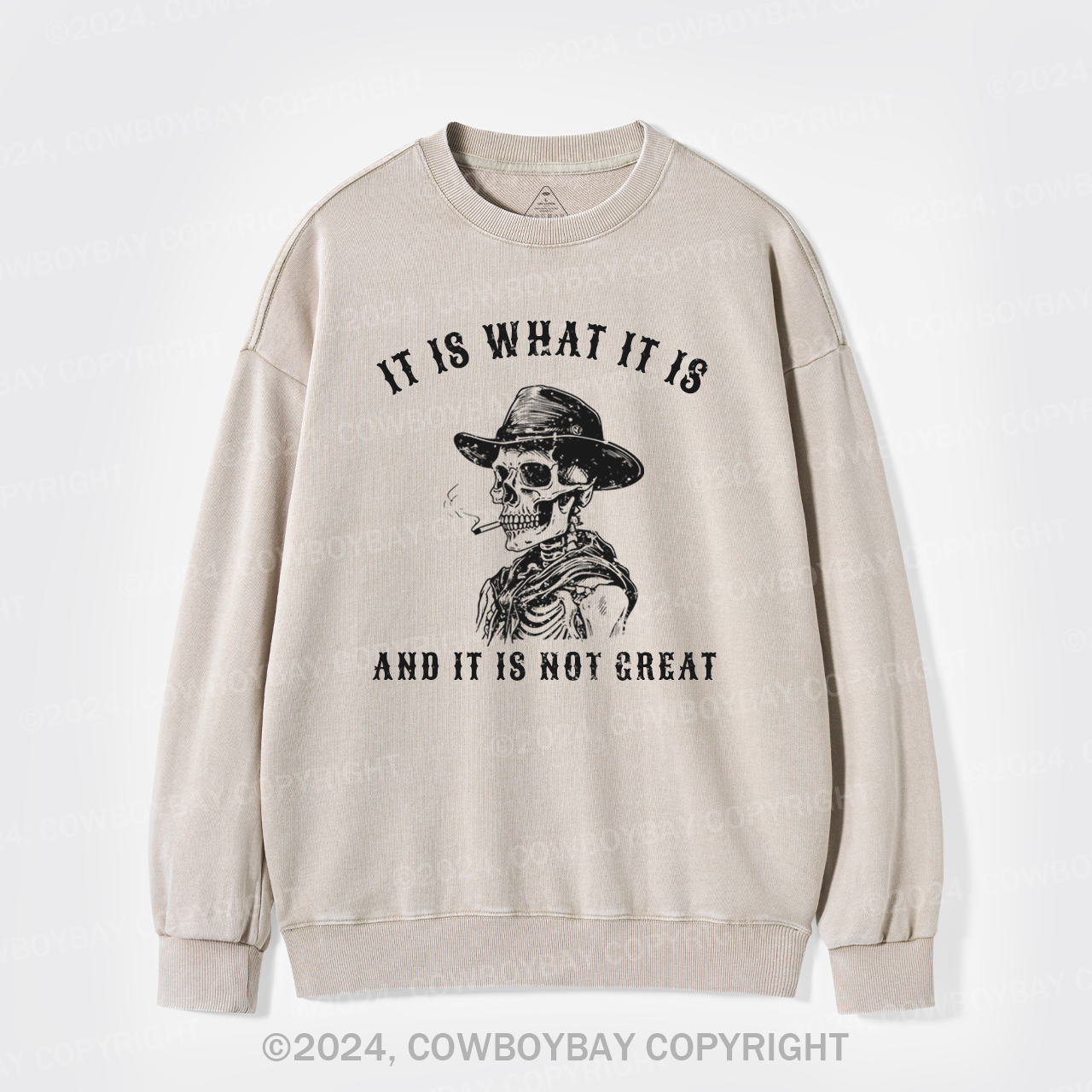 It Is What It Is Washed Sweatshirts