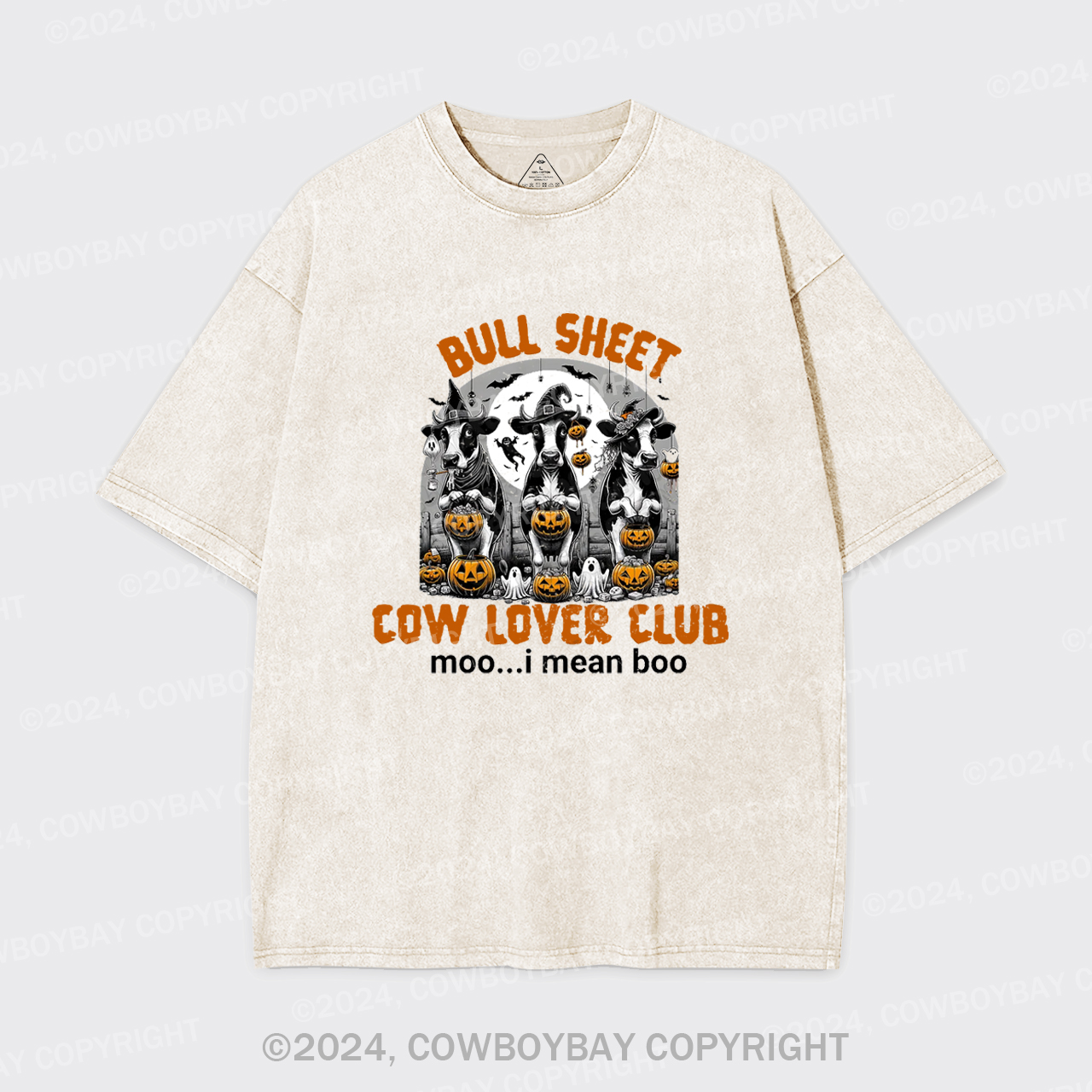 Bull Sheet Halloween Garment-dye Tees