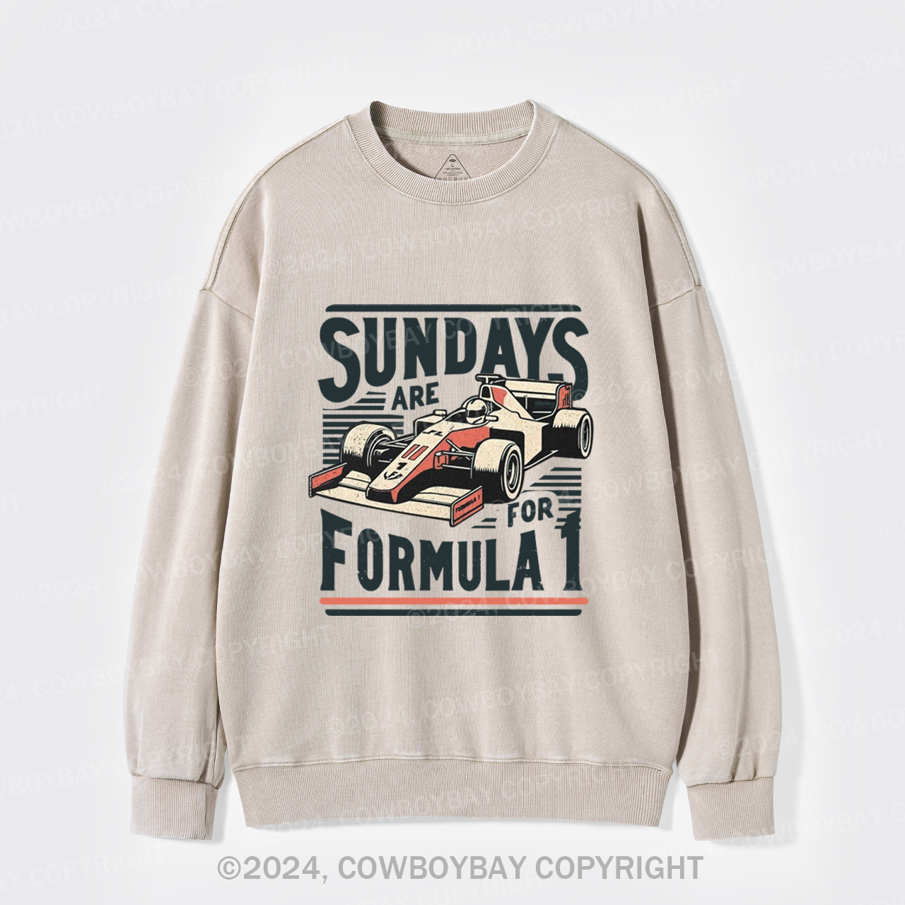 Formula 1 Race Day Coaster Washed Sweatshirts