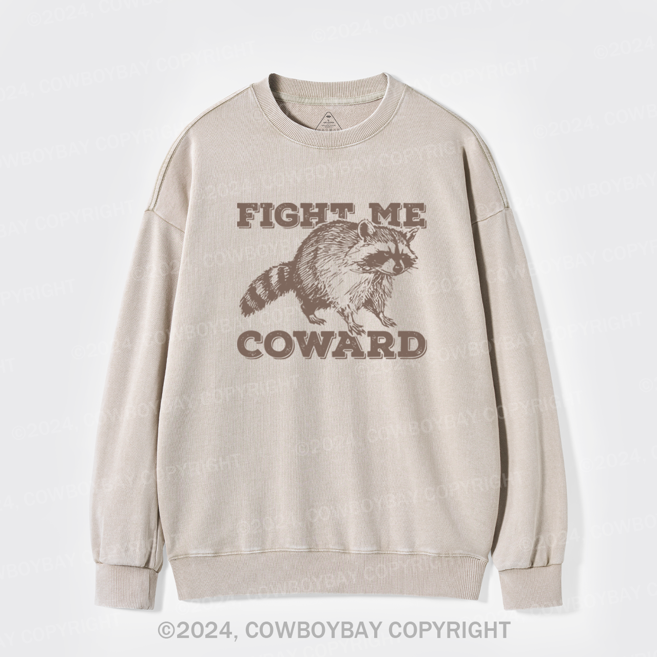 Fight Me Coward Washed Sweatshirts