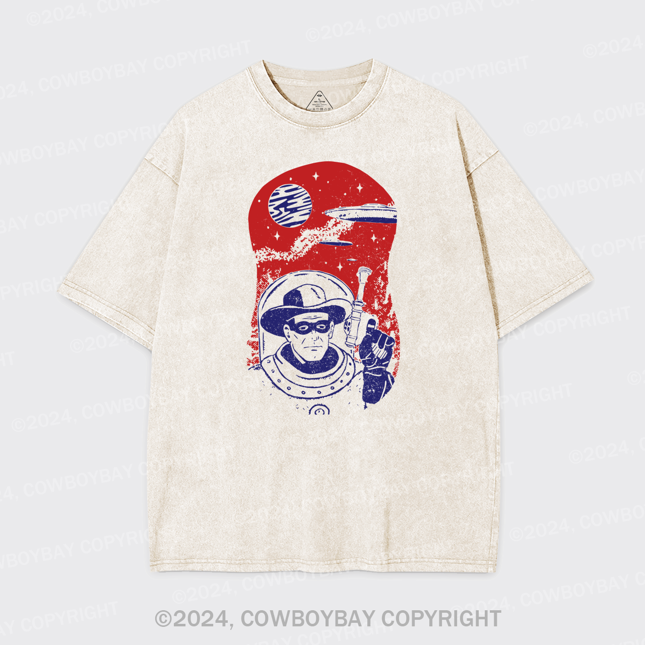 Space Cowboy Is Vintage Retro Garment-dye Tees