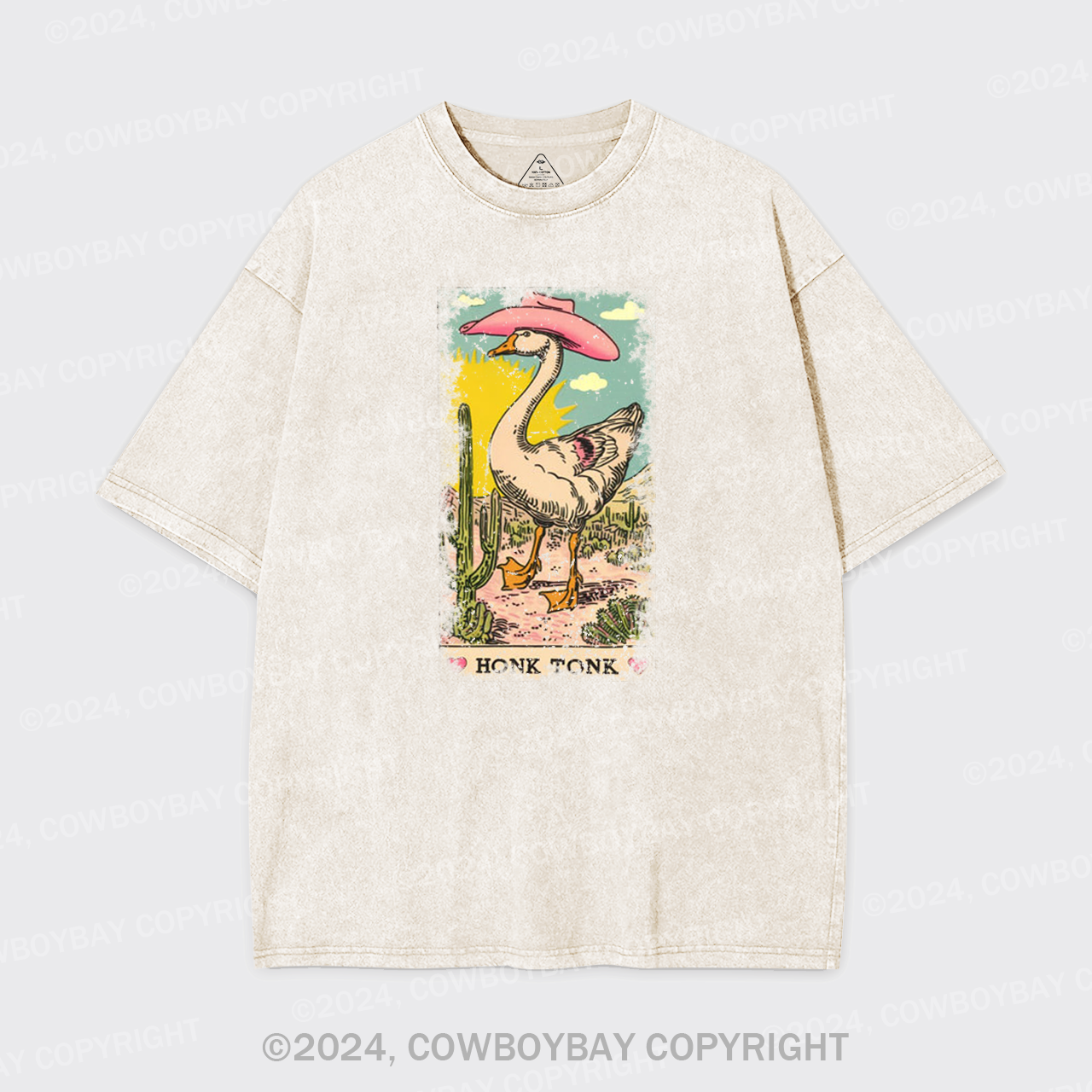Honk Tonk Goose Tarot Garment-dye Tees