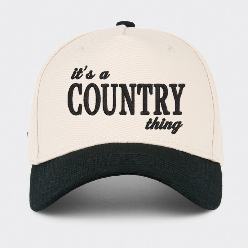 It's A Country Thing Embroidered Baseball Cap
