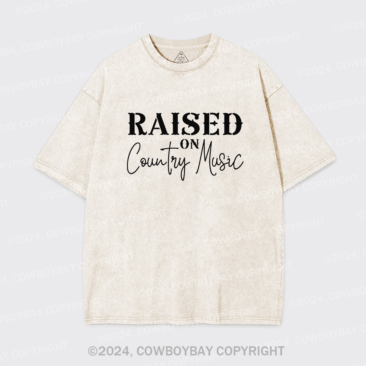 Raised on Country Music Garment-dye Tees