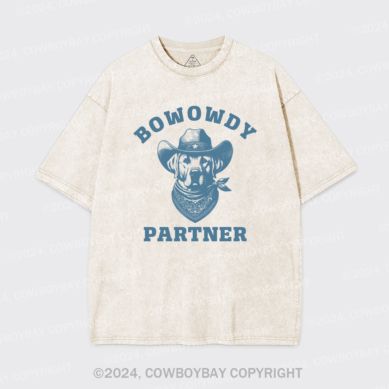 Bow-Wowdy Partner Garment-dye Tees