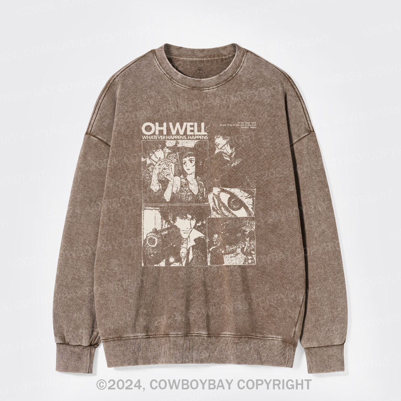 Cowboy Bebop Washed Sweatshirts