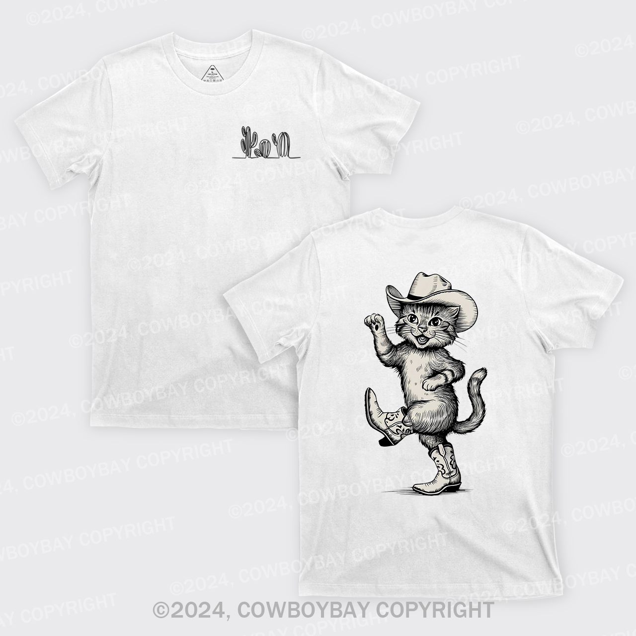 Dancing Cowboy Cat T-Shirts