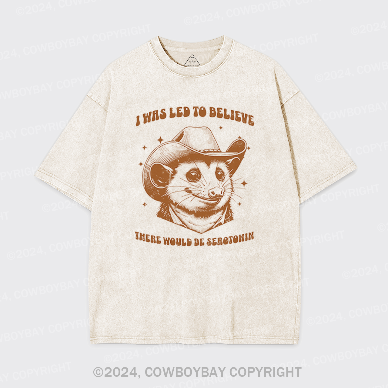 I Was Led To Believe Be Seratonin Garment-dye Tees