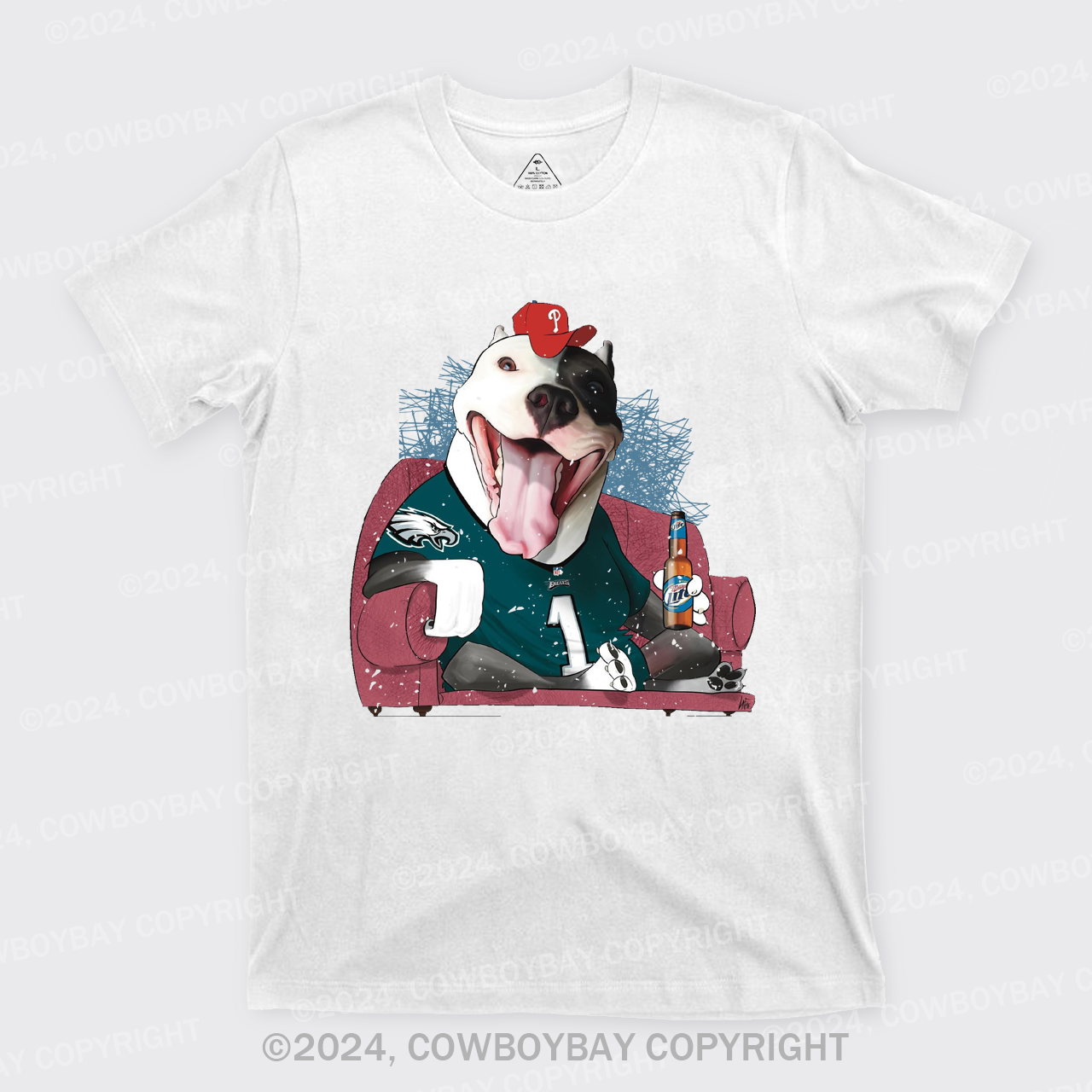 Watching Football And Drinking T-Shirts