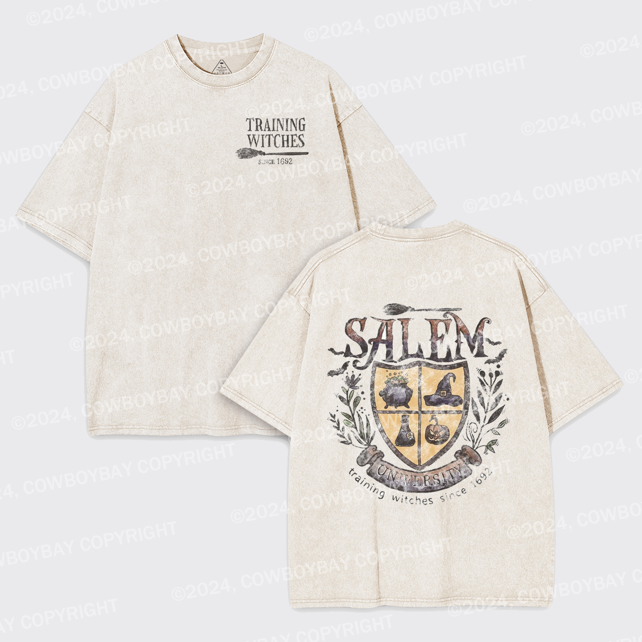 Salem University Hocus Pocus Garment-dye Tees