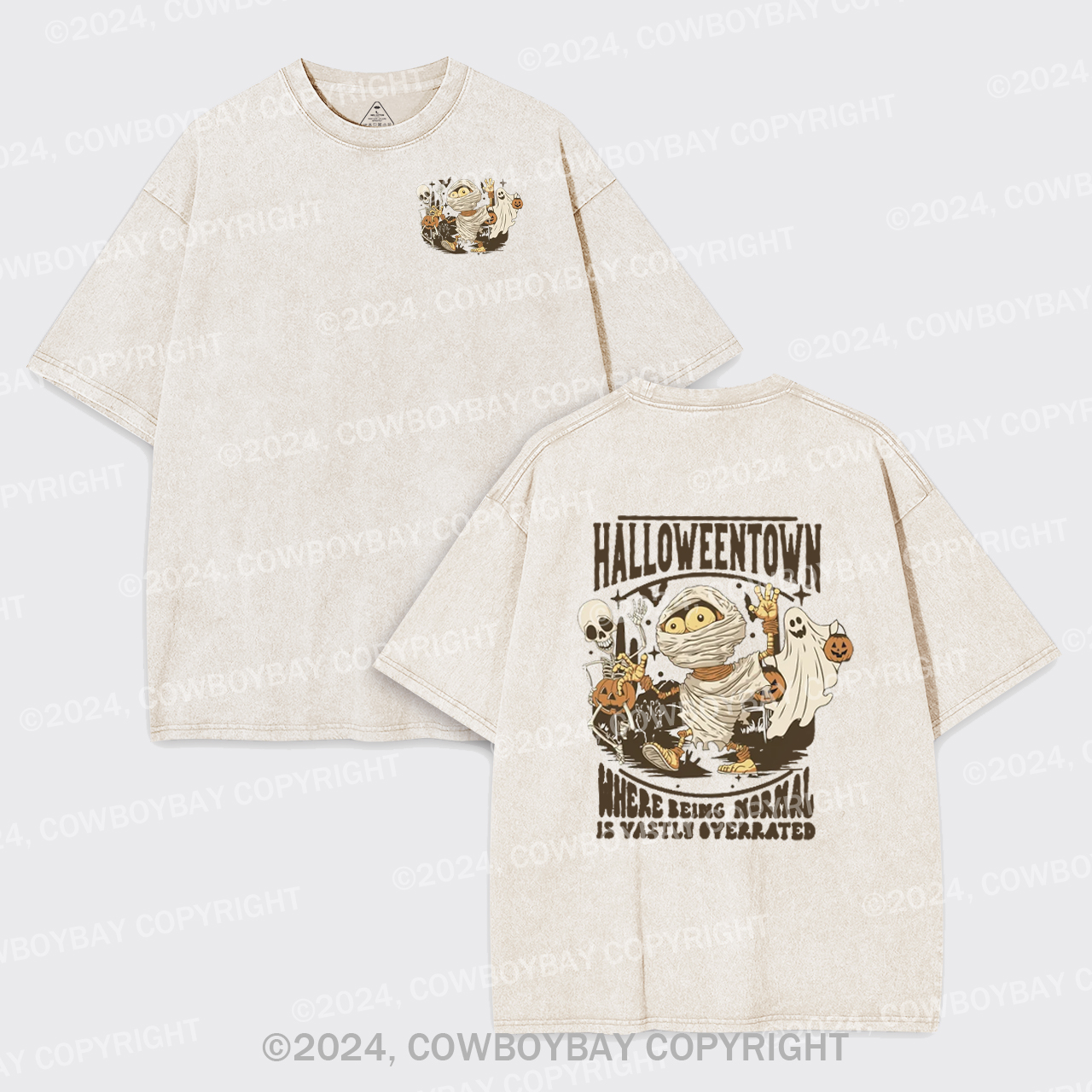 Retro Halloweentown 1998 Garment-dye Tees
