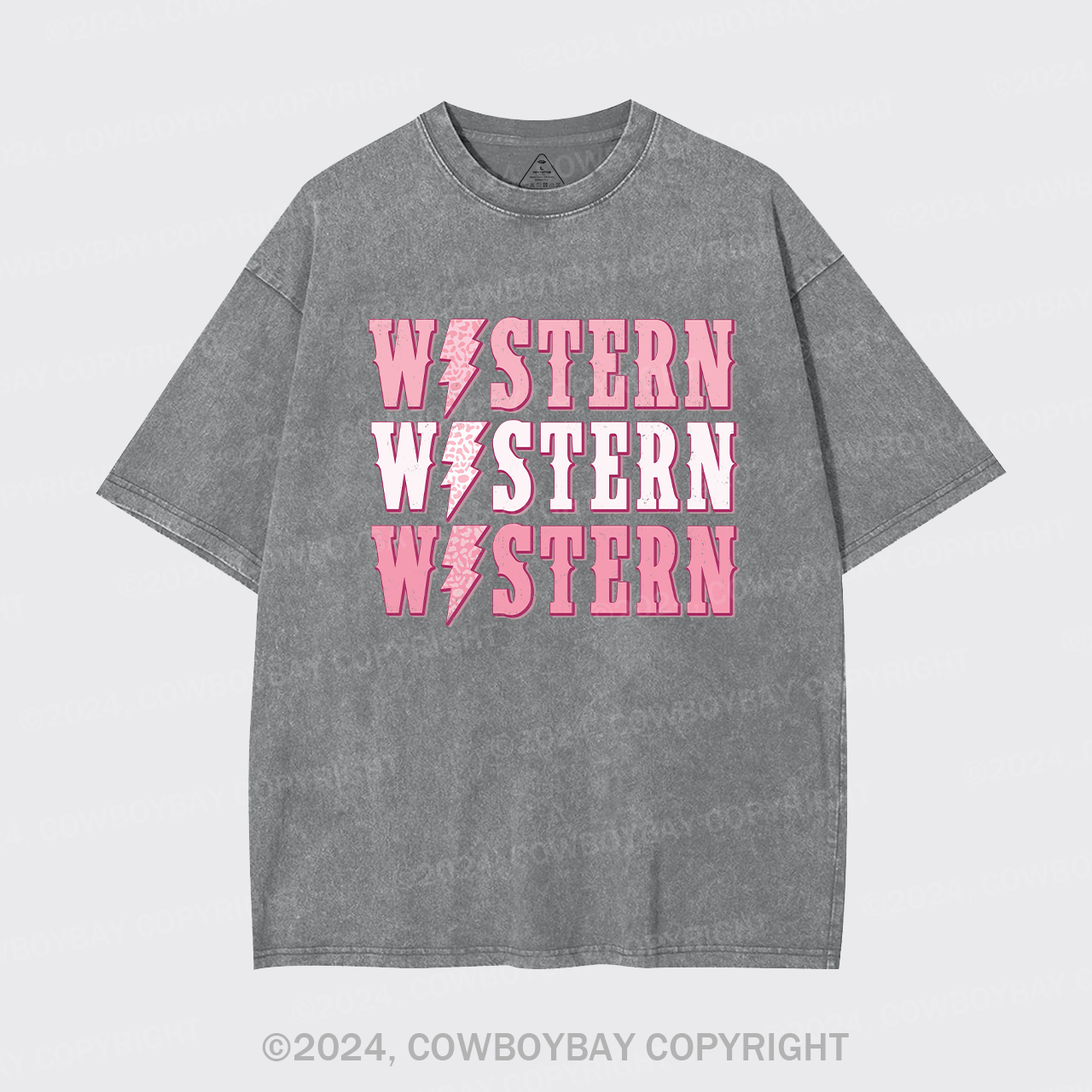 Western Lightning Cowgirl Garment-dye Tees