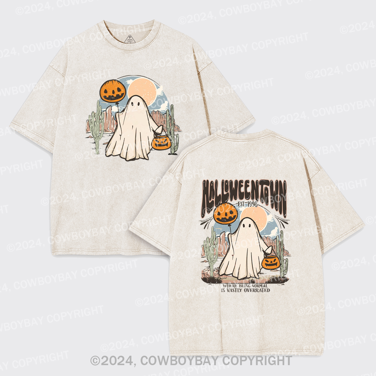 Halloweentown 1998,Where Being Normal Is Vastly Overrated Garment-dye Tees