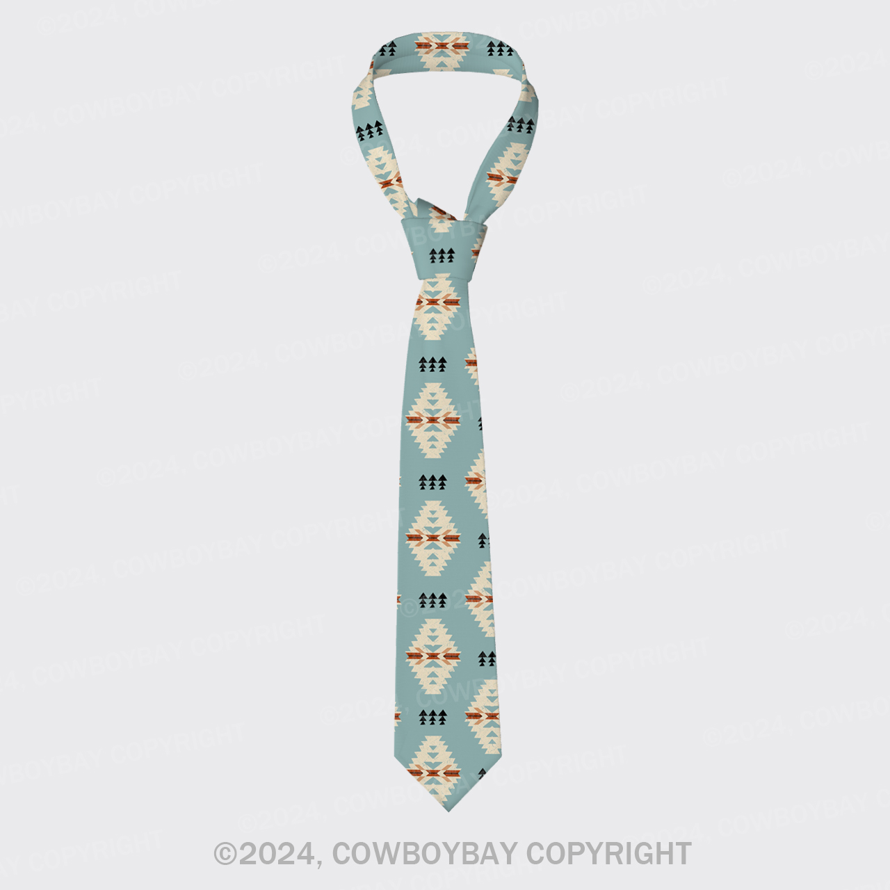Boys Tribal Silk Necktie