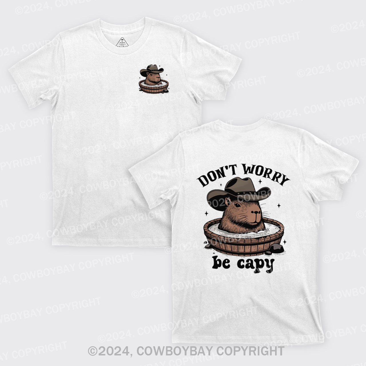 Don't Worry Be Capy T-Shirts