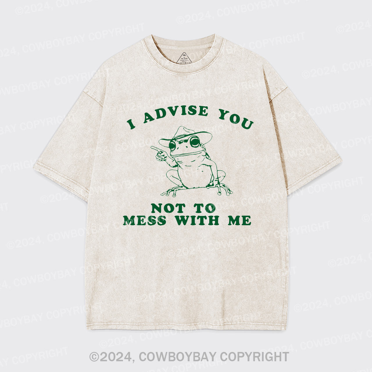 I Advise You Not To Mess With Me Garment-dye Tees