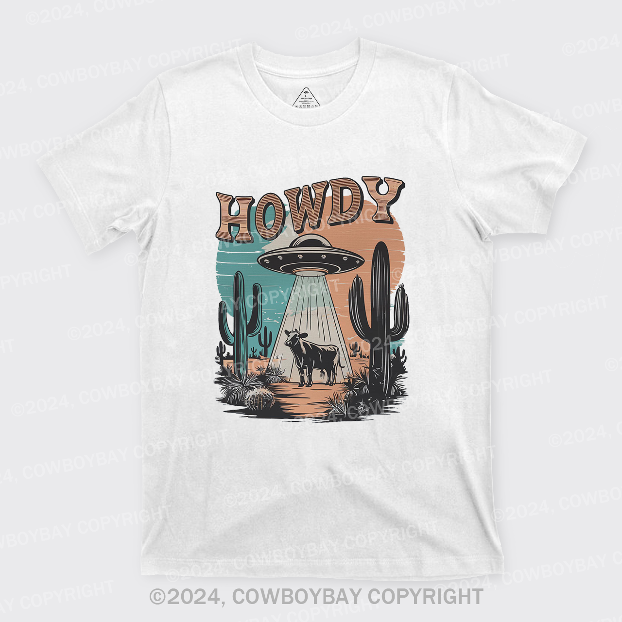 Western UFO,HOWDY T-Shirts