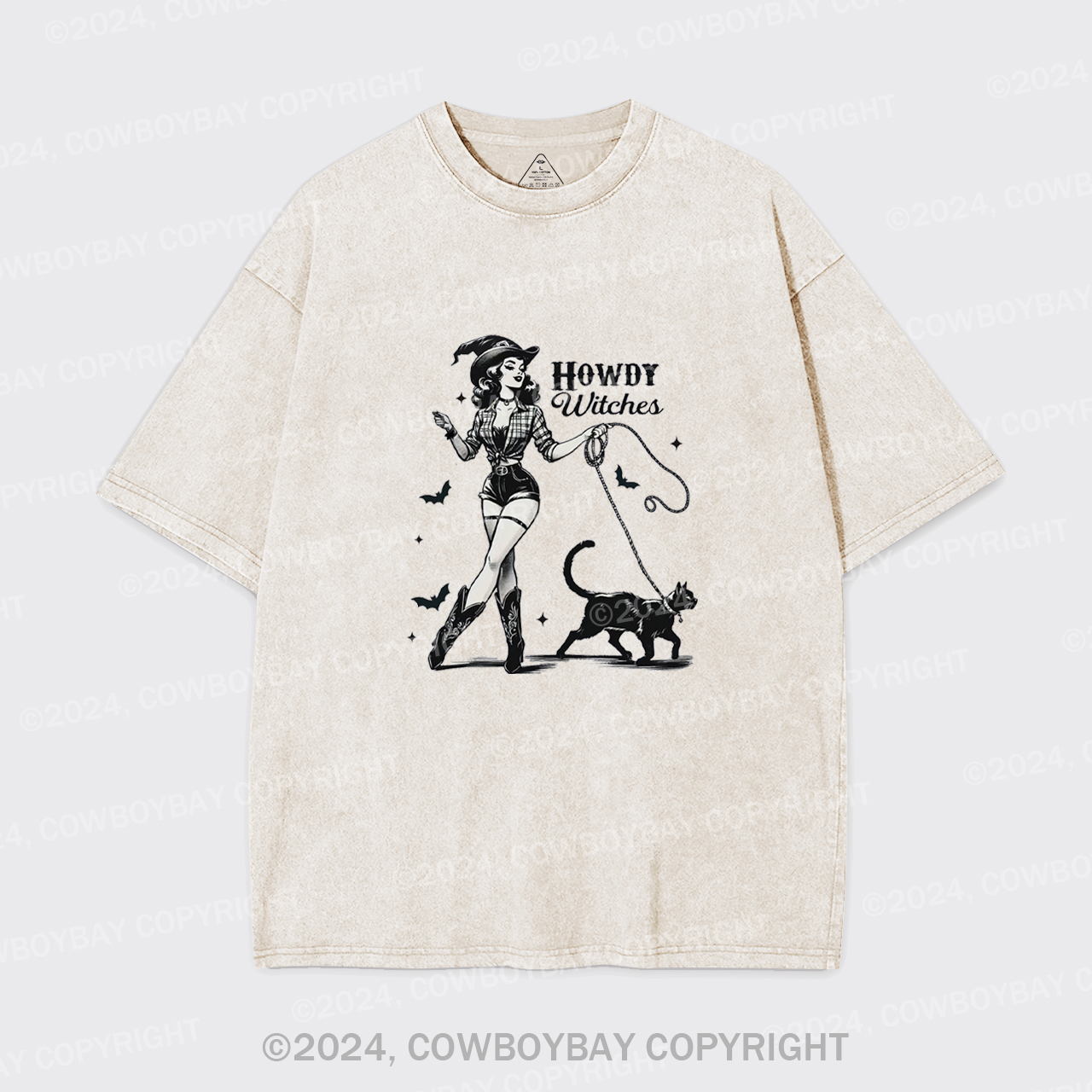 Western Cowgirl Halloween Garment-dye Tees