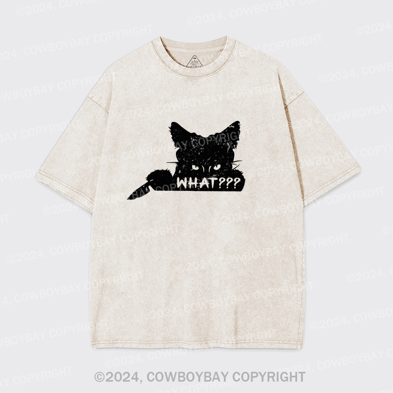 What??? Cat Halloween Garment-dye Tees