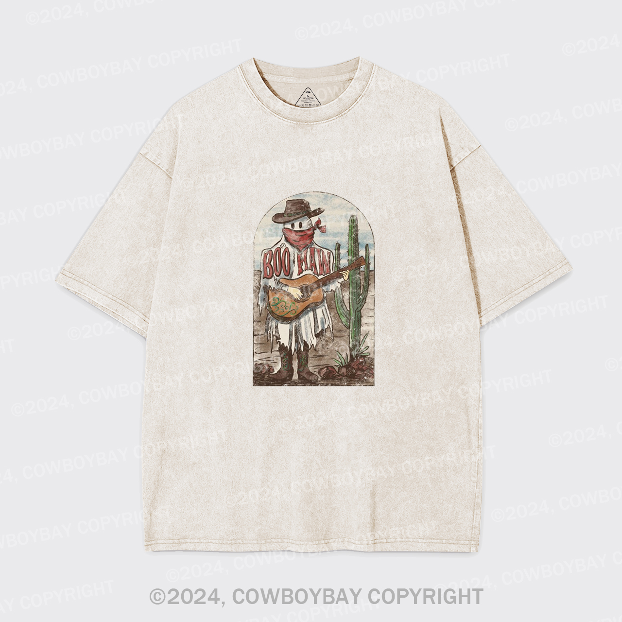 Western Halloween Country Music Garment-dye Tees