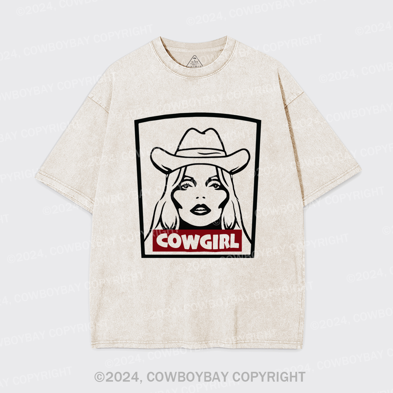 Cowgirl 90's Vintage Music Garment-dye Tees