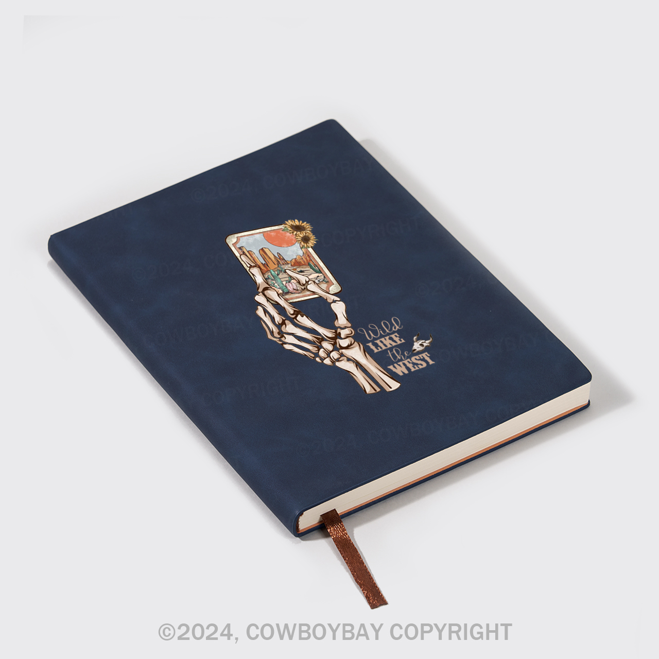A5 Vintage Sheepbark Notebook-It's Your Turn To Play