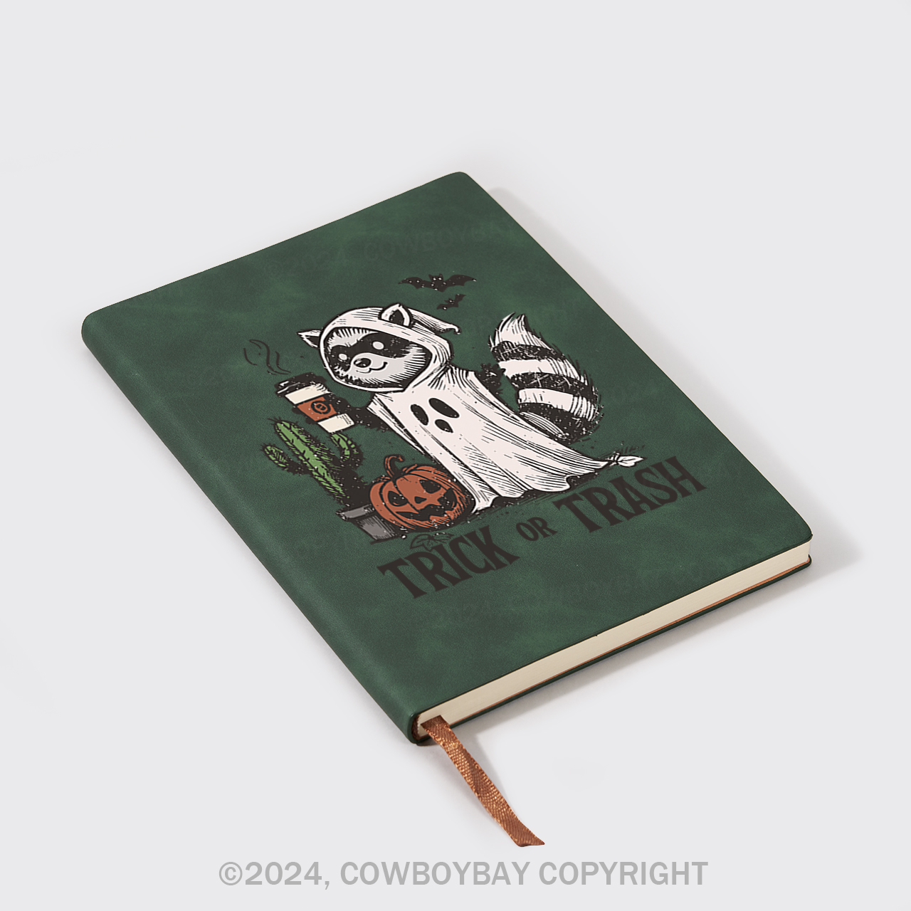 A5 Vintage Sheepbark Notebook-Trick Or Trash