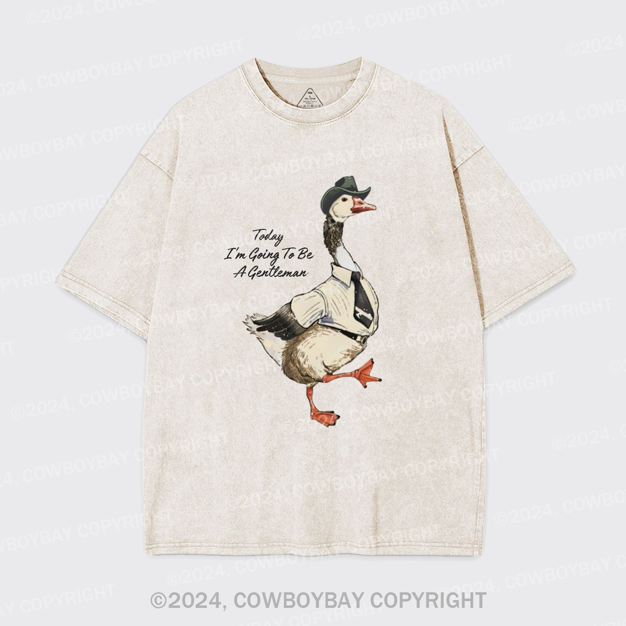 Today I'm Going To Be A Gentleman Garment-dye Tees