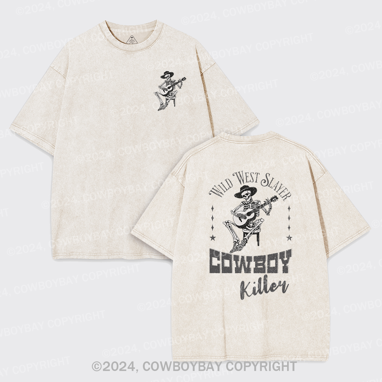 The Cowboy Killer From Halloween Garment-dye Tees