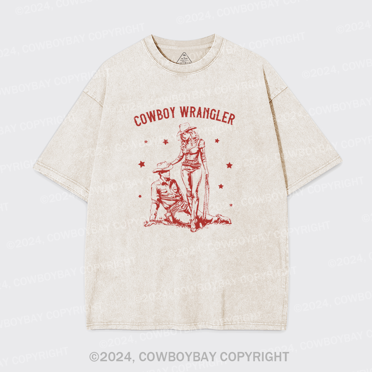 Cowboy Wrangler Garment-dye Tees