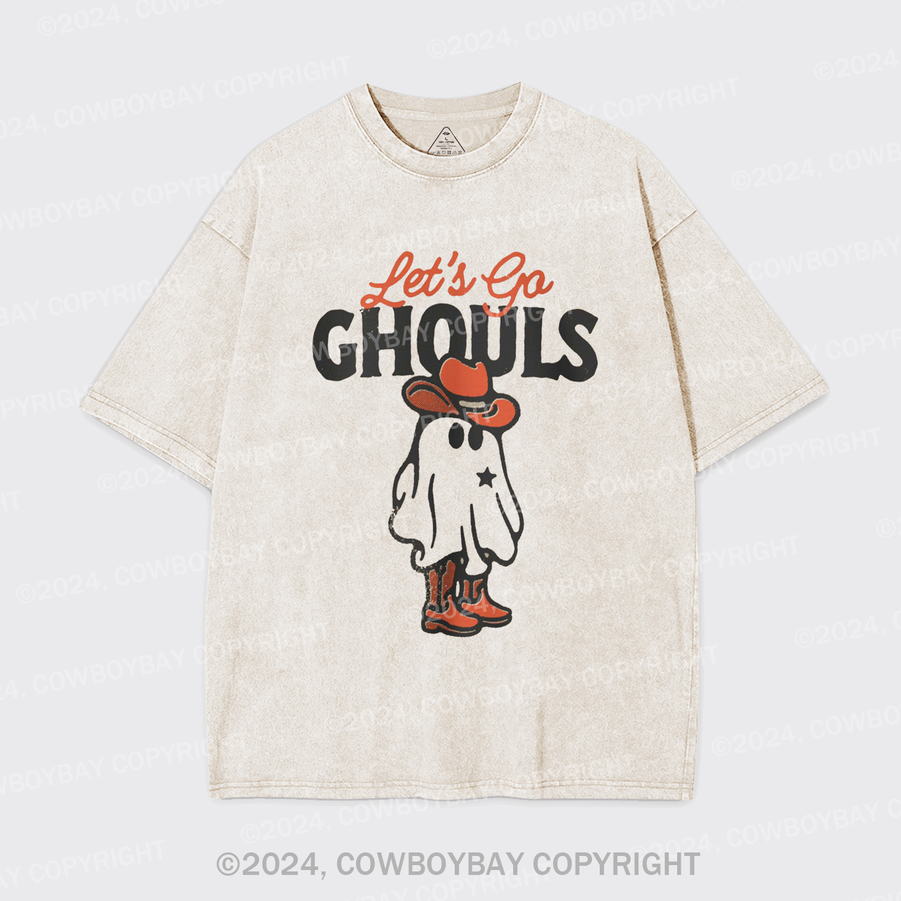 Let's Go Ghouls Crewneck Garment-dye Tees