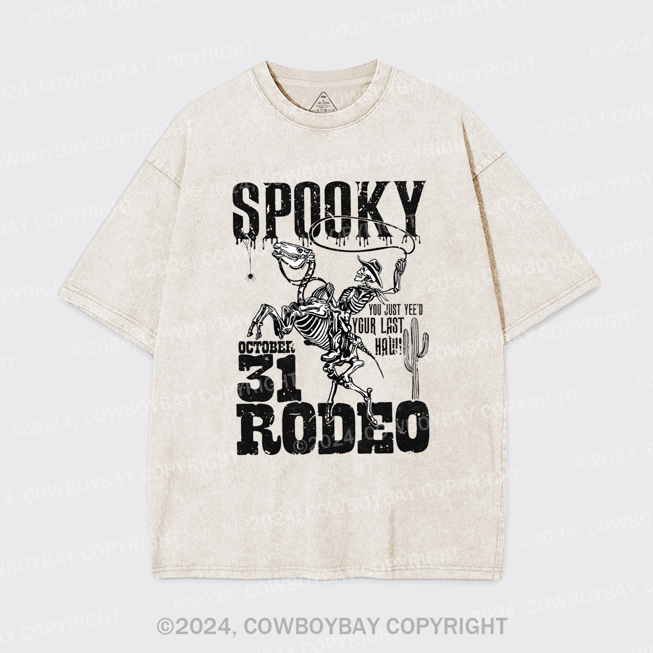 Retro Spooky Rodeo Garment-dye Tees