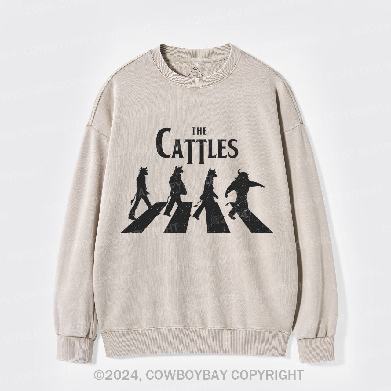 The Cattles Road Silhouette Washed Sweatshirts