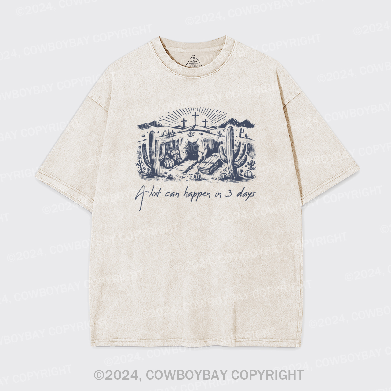 A Lot Can Happen In 3 Days Garment-dye Tees