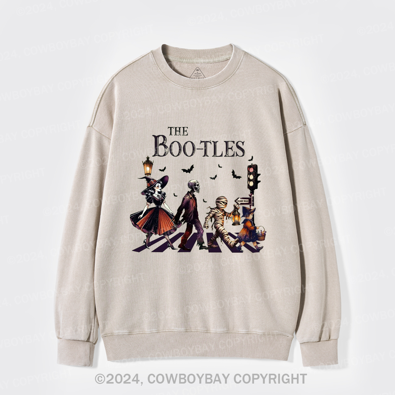 The Boo-Tles Washed Sweatshirts