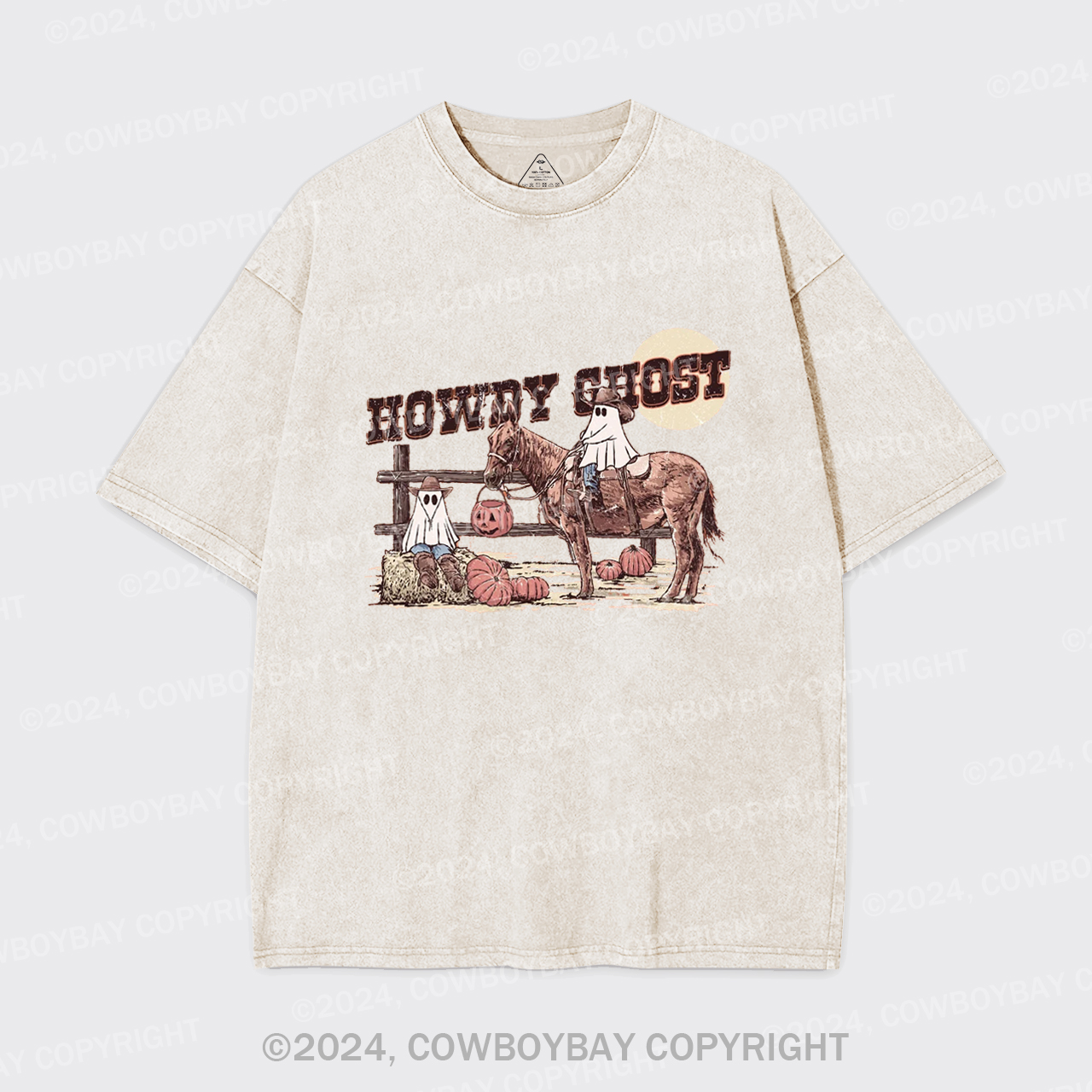 Howdy Ghost Garment-dye Tees