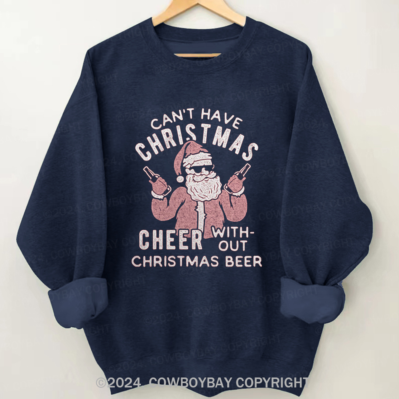 Can't Have Christmas Cheer Without Christmas Beer Sweatshirt