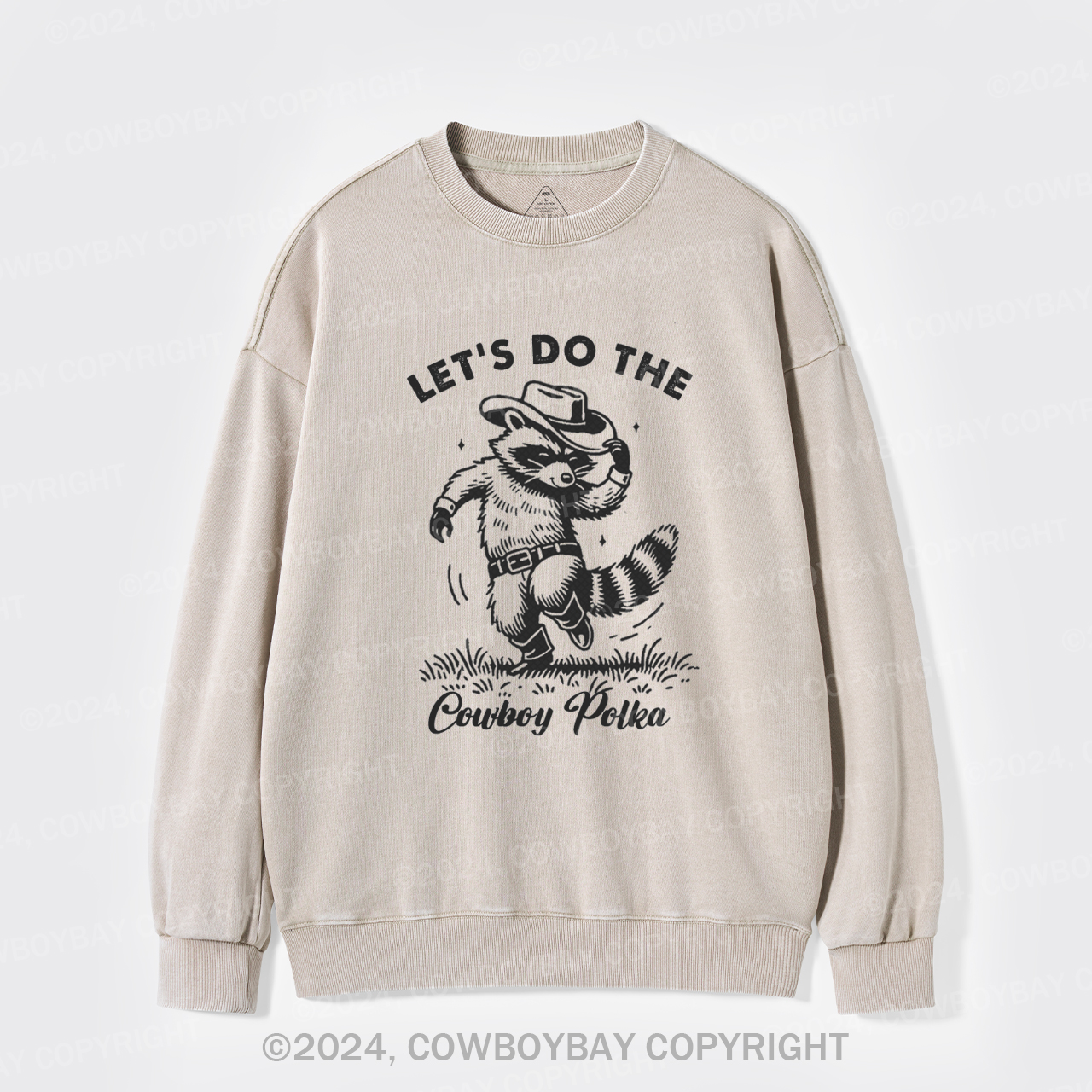 Let's Do The Cowboy Polka Washed Sweatshirts