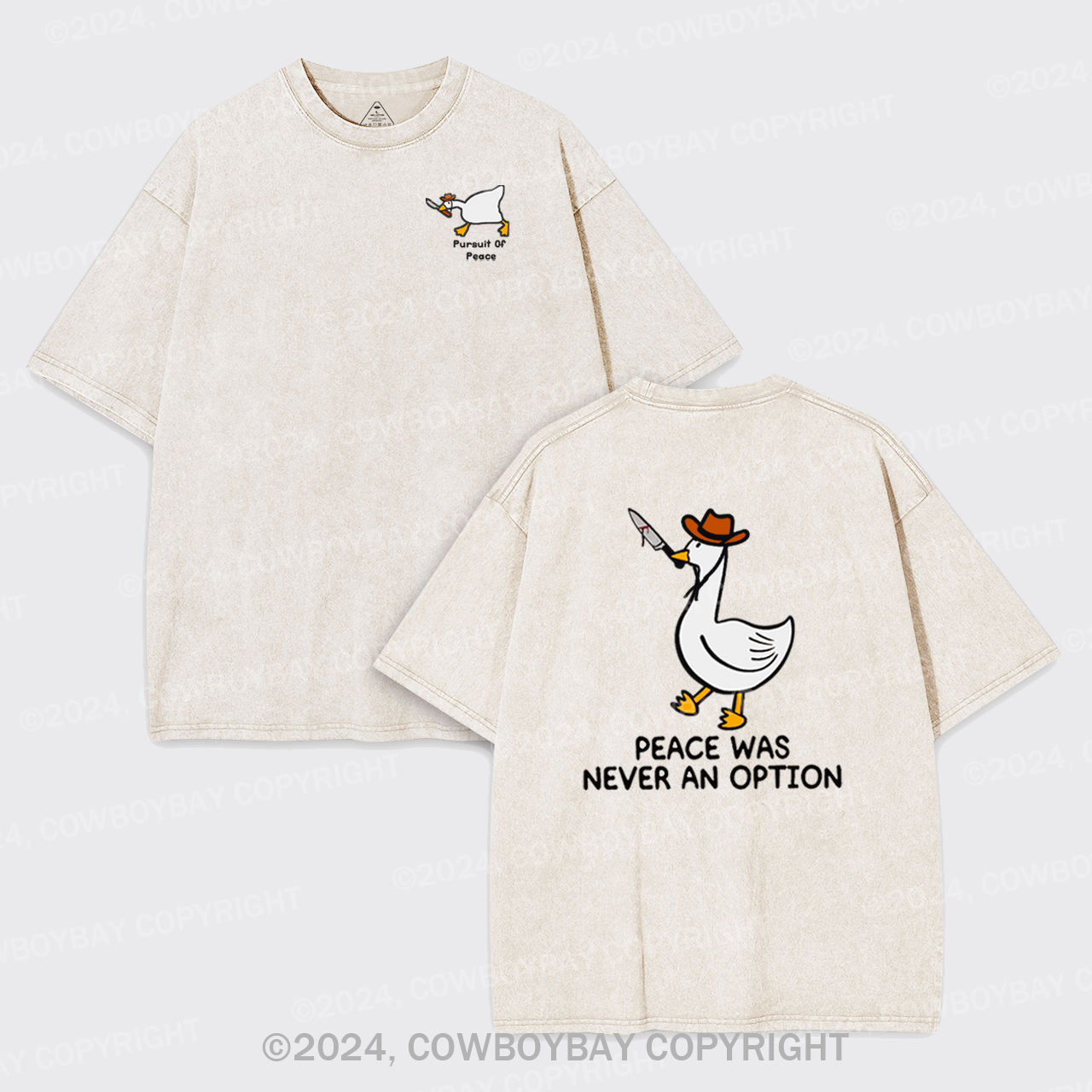 Pursuit Of Peace Garment-dye Tees