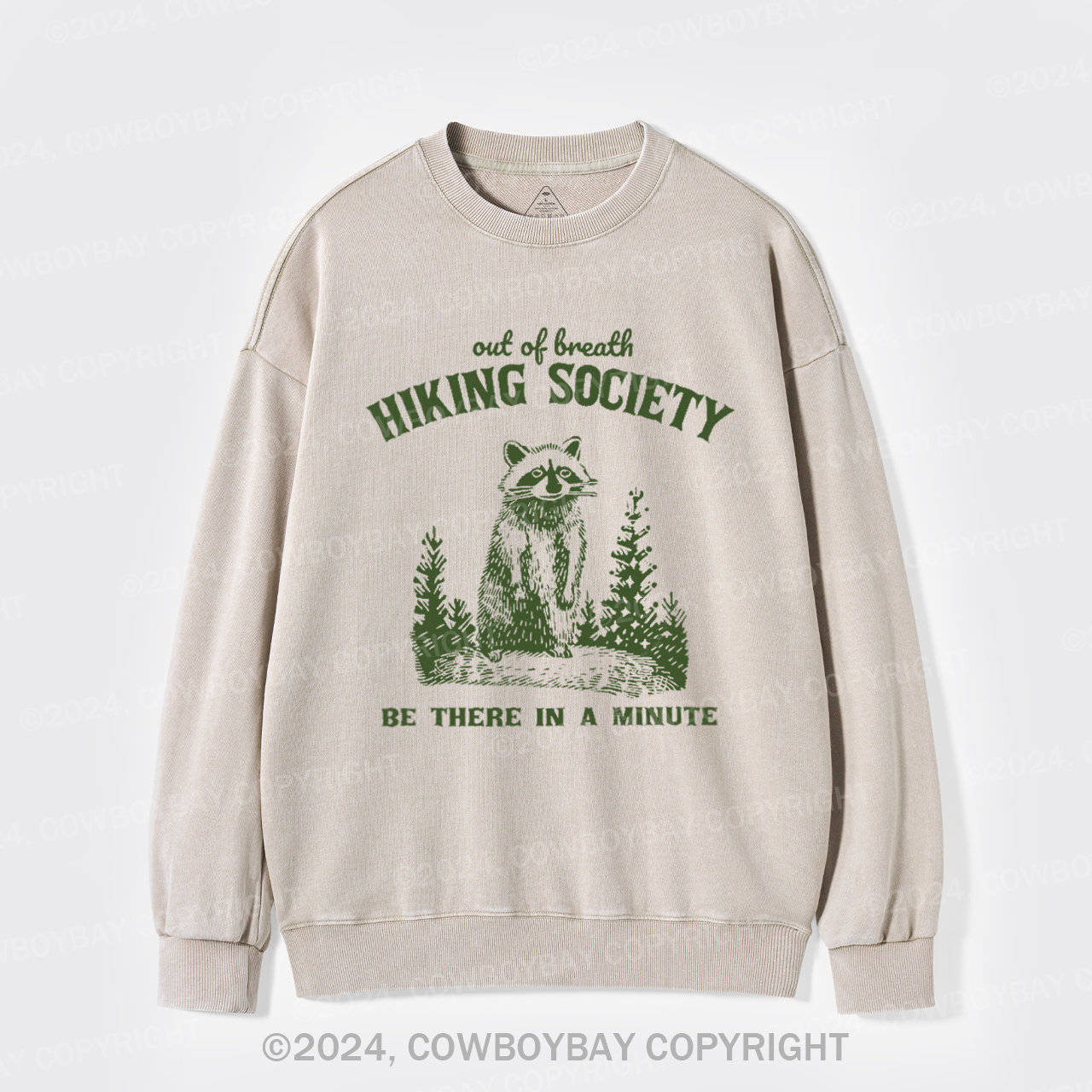 Out Of Breath Hiking Society Washed Sweatshirts