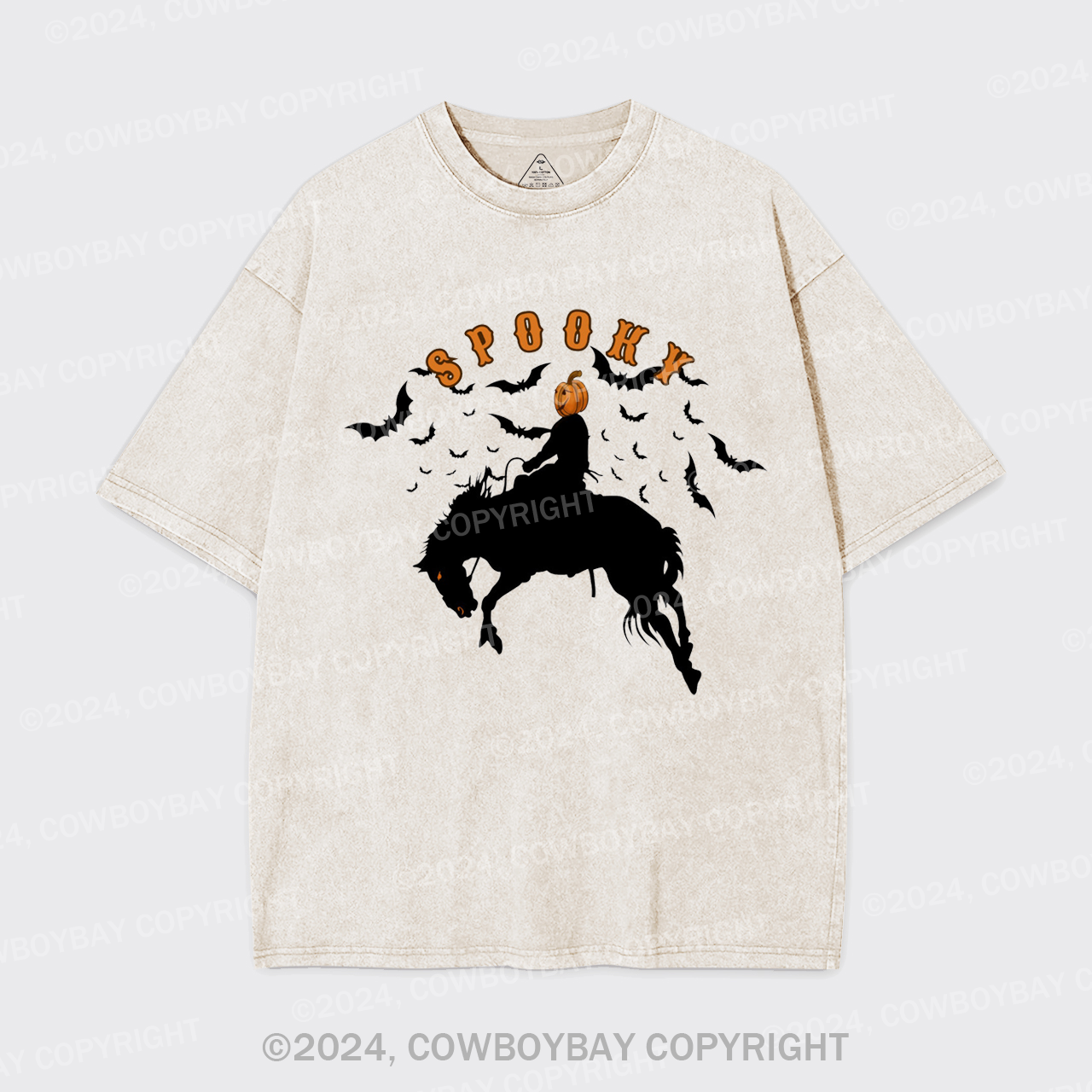 Spooky Bronc Garment-dye Tees